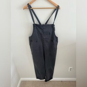 Pilcro Anthropologie painters overalls black size medium